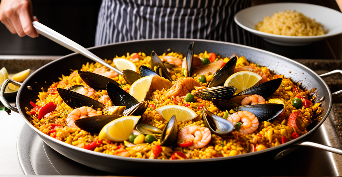 Descubra o segredo para preparar uma paella tradicional e deliciosa!